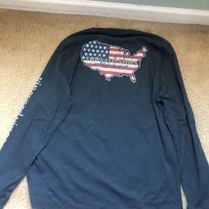 Vineyard vines flag long sleeve